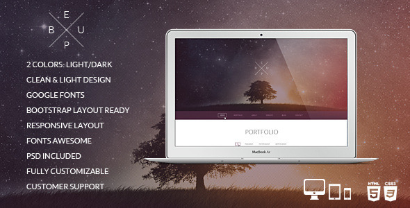 BeUp - One Page Multi Purpose Modern HTML Template