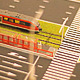 Model Train Moving on the Layout of the City - VideoHive Item for Sale