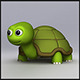 Cartoony Turtle - 3DOcean Item for Sale