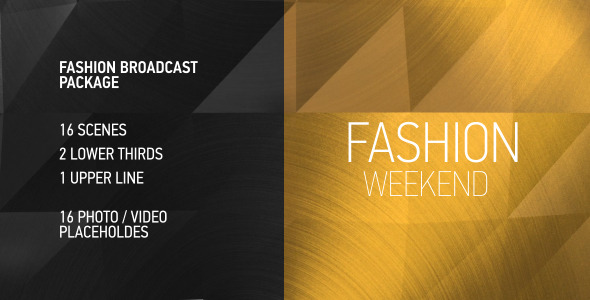 Fashion Week Broadcast Pack