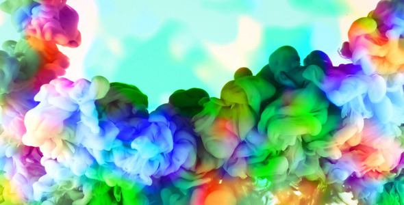 Colorful Paint Ink Drops Splash in Underwater 55 alt