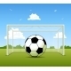 Soccer Ball on a Green Field - GraphicRiver Item for Sale