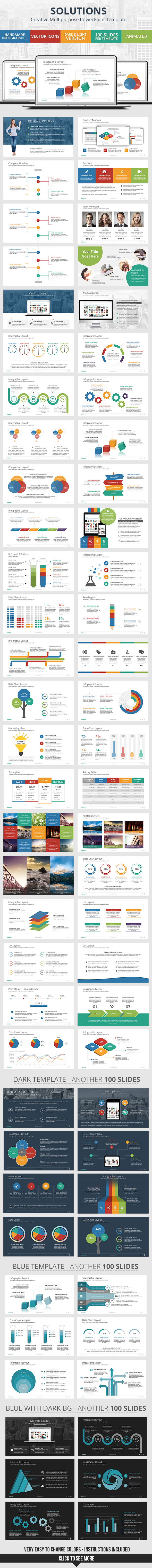 Solutions - PowerPoint Presentation Template