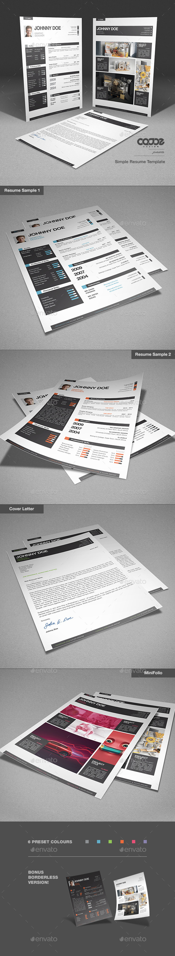 2024's Best Selling Resume Templates