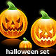 Halloween pumpkins family icons - GraphicRiver Item for Sale
