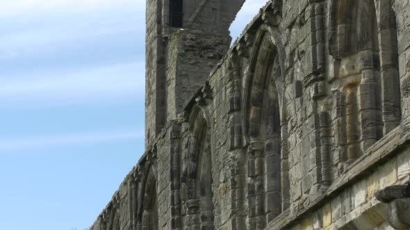 Stone wall of the St Andrews Cathedral