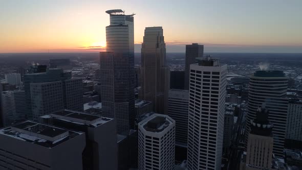 Aerial View of Downtown Minneapolis