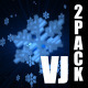 Blue Snowflakes VJ Pack - VideoHive Item for Sale