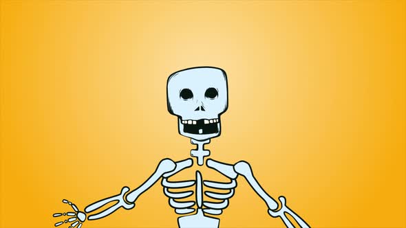 Skeleton Talking 4K