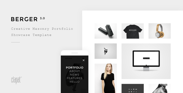 Berger - Creative Agency Portfolio HTML Template