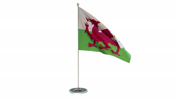 Wales Office Small Flag Pole