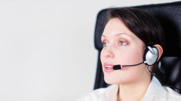 Call Center Girl Telephone Job 2