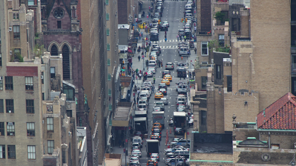 Urban New York Manhattan Nyc Ny Timelapse Night