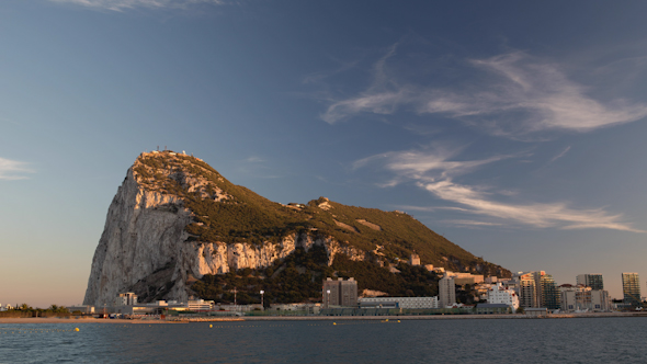 Sunset At Gibraltar, Day To Night 1