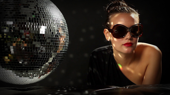 Sexy Woman Dances Discoball 2 alt
