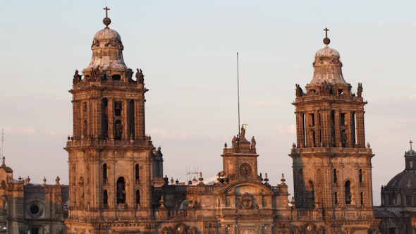 Zocalo Cathedral Mexico City alt