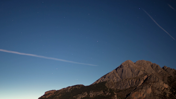 Full Moon Nighttime Mountain Range 4 alt