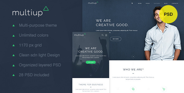 MultiUp — Multi-Purpose Business PSD