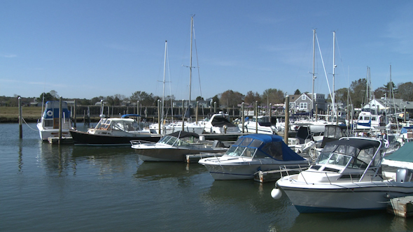 Motor Boats Docked At Marina (3 Of 3)