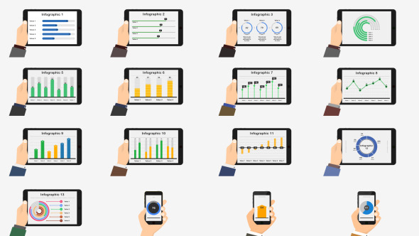 Flat Mobile Infographic