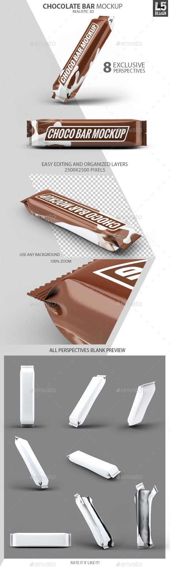 Download Chocolate Mockup Graphics Designs Templates From Graphicriver PSD Mockup Templates