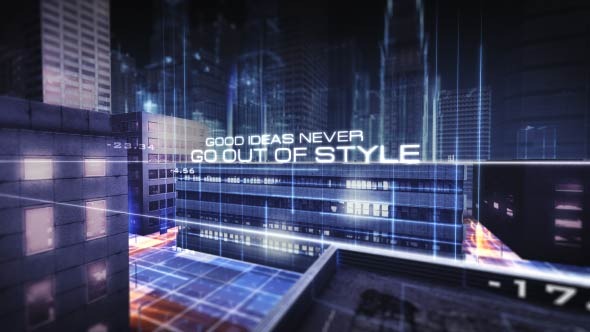 Futuristic City Titles alt