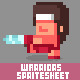 Warrior/Ninja Spritesheet Pack2 - GraphicRiver Item for Sale