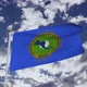 Central American Integration System Flag With Sky - VideoHive Item for Sale