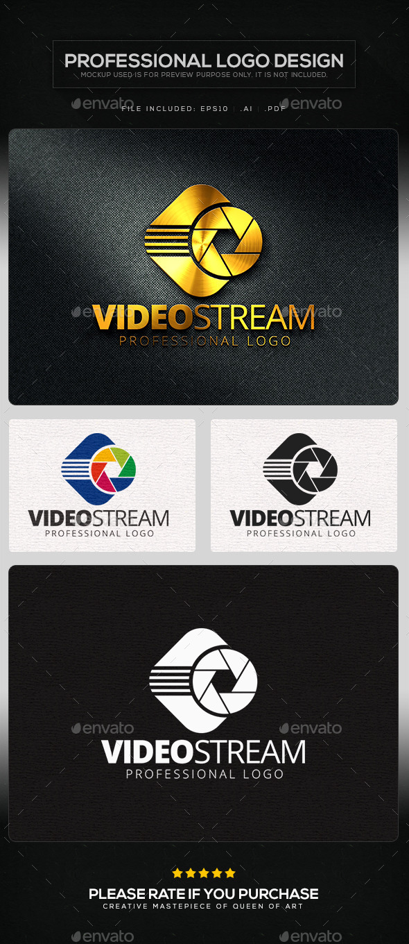 Video Stream Logo Template