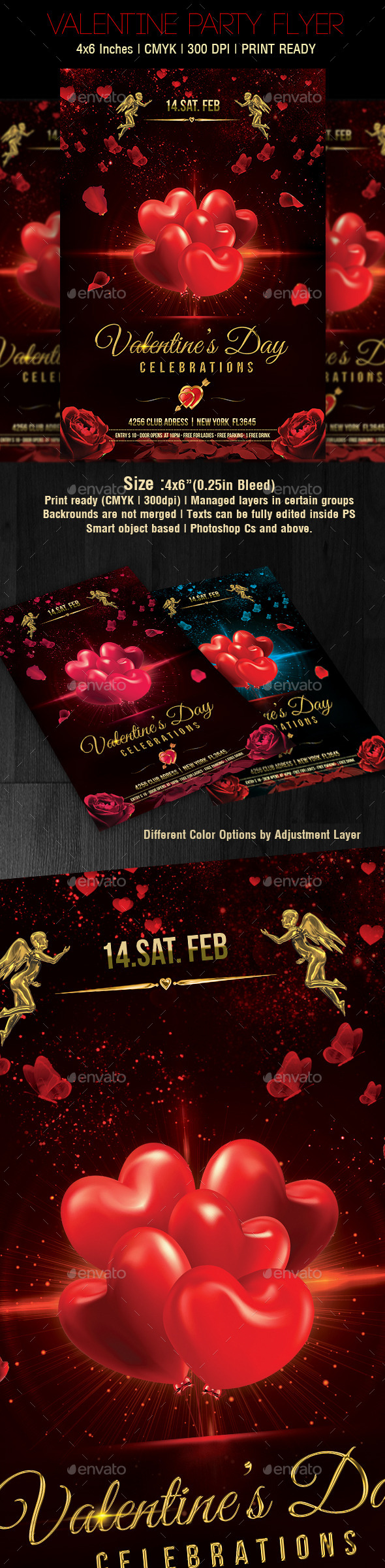 Valentines Day Flyer v5