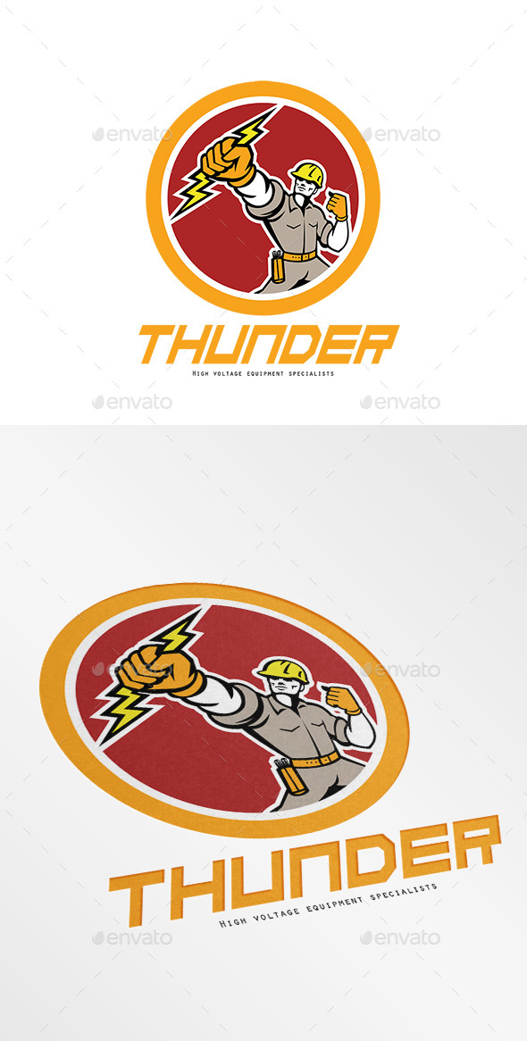 Thunder High Voltage Electrical Logo