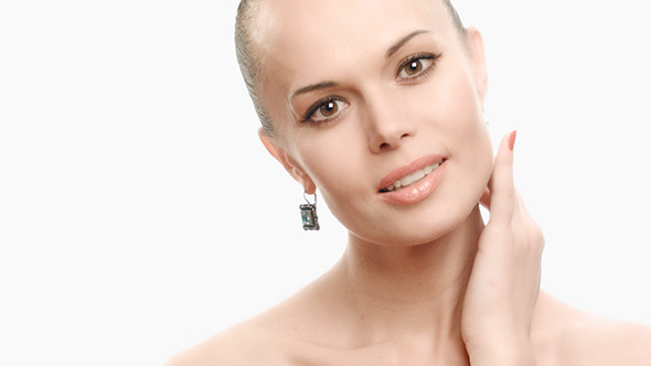 Young Beautiful Pretty Woman Portrait