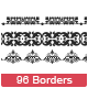 96 Borders Custom Shape - GraphicRiver Item for Sale