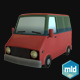 Low Poly Van - 3DOcean Item for Sale