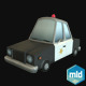 Low Poly Police Car - 3DOcean Item for Sale