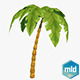 Low Poly Palm Tree - 3DOcean Item for Sale