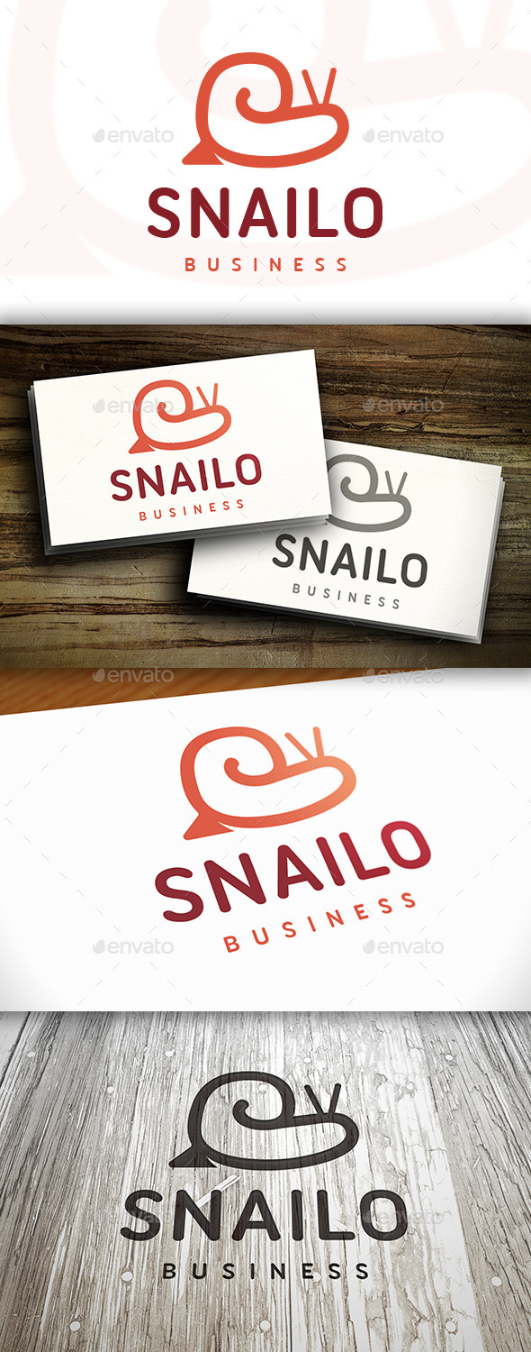 Snail Logo Template