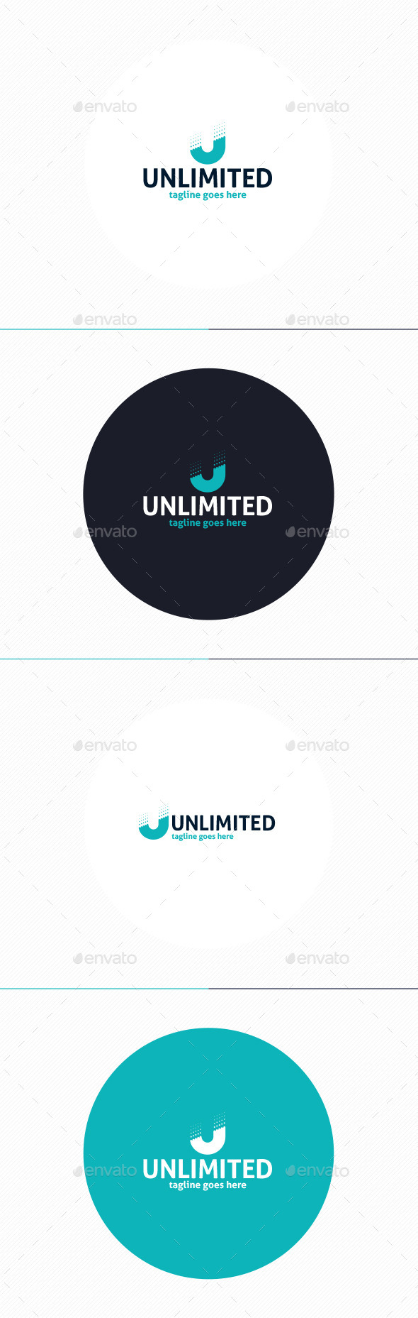 Unlimited Logo • Letter U