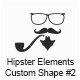 Hipster Elements Custom Shape #2 - GraphicRiver Item for Sale