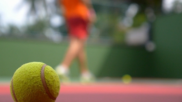 Tennis Ball and Player alt