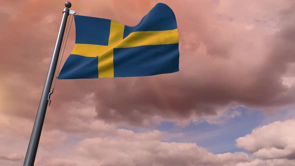 Sweden Flag 4K