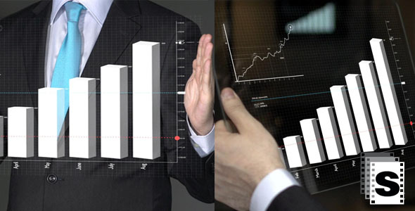 Futuristic Business Charts 