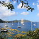 Paradise Island Bay With Boats - VideoHive Item for Sale