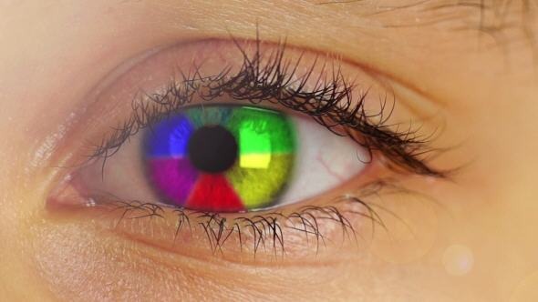 Rainbow in Human Eye 