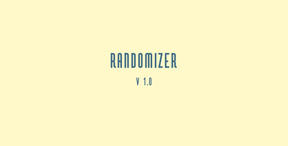Randomizer v1.0