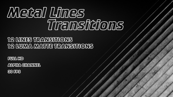 Metal Lines Transitions 12-Pack