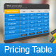 Pioneer Web Pricing Table - GraphicRiver Item for Sale