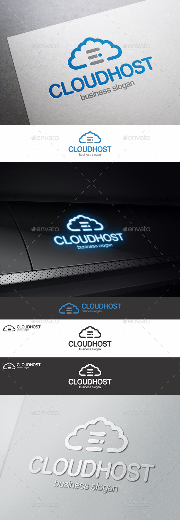 Cloud Server Hosting Logo