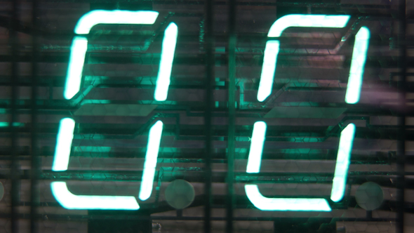 Digital Numbers Led Clock Counter 5