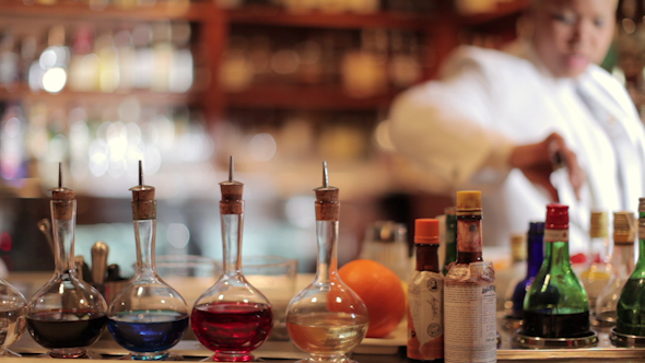 Female Cocktail Waiter In A Classic Looking Cocktail 1 alt